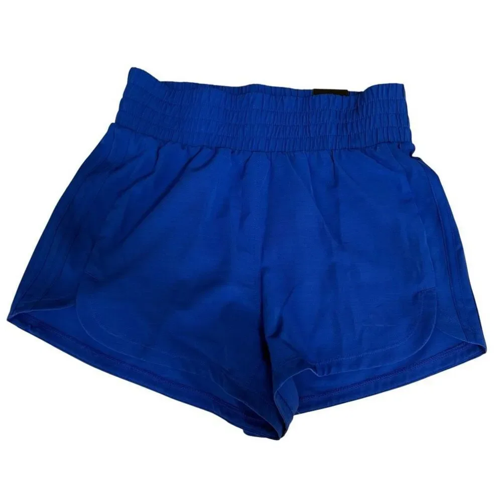Adidas high rise AeroReady Pacer Training  Shorts Lucid Blue 3” inseam sz XS NWT